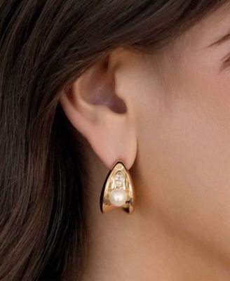 Soft Curve Hoop Earrings