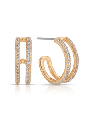 Double Up Crystal Earrings