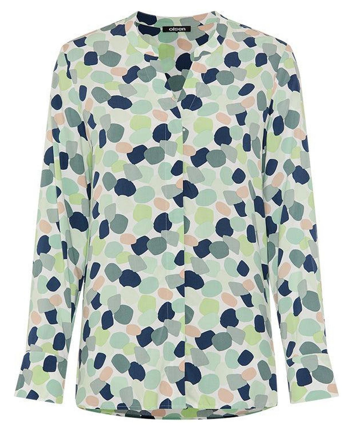 Женская блузка Olsen Blot Print Blouse Tops — фото 3