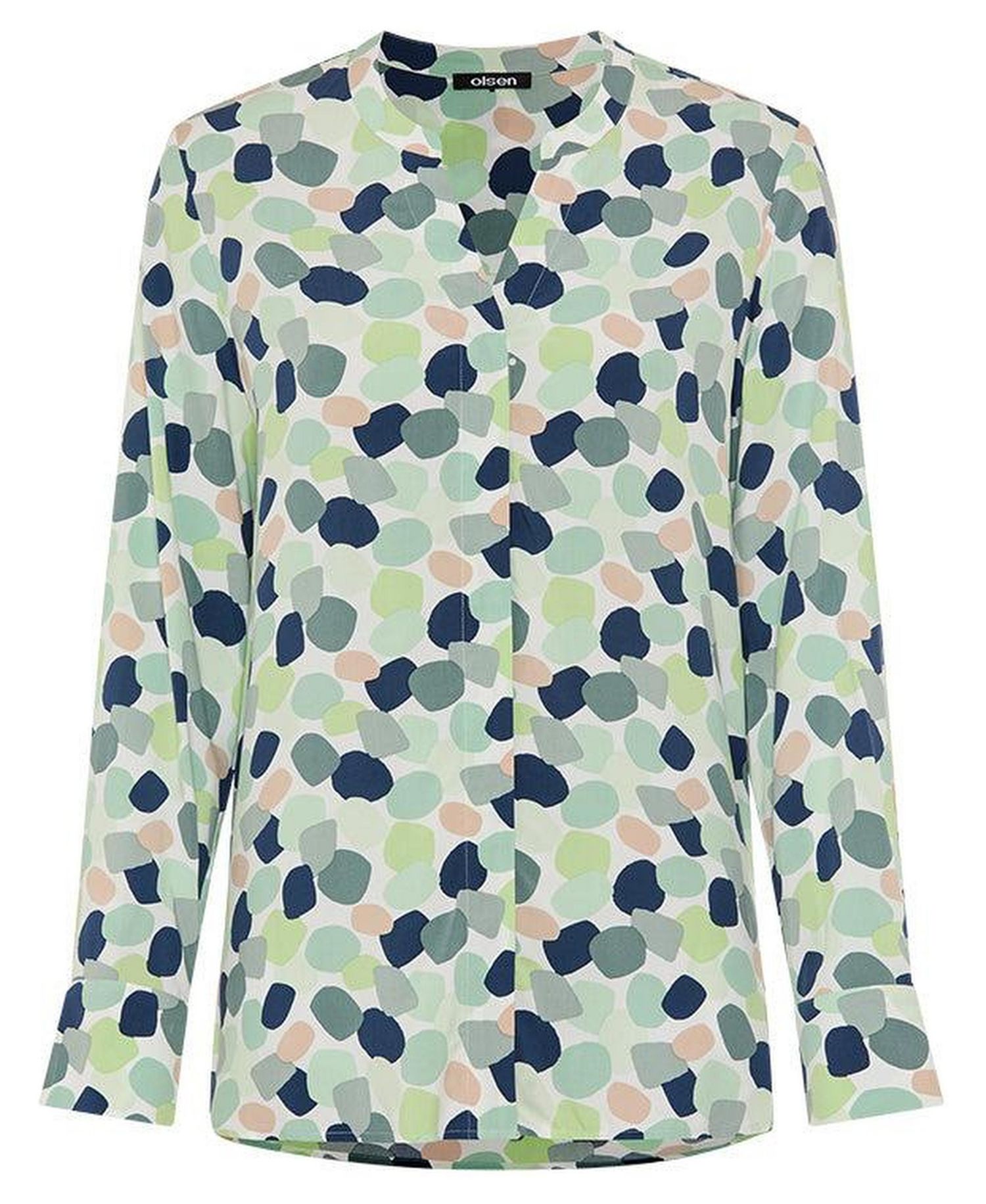 Women's Blot Print Blouse Tops