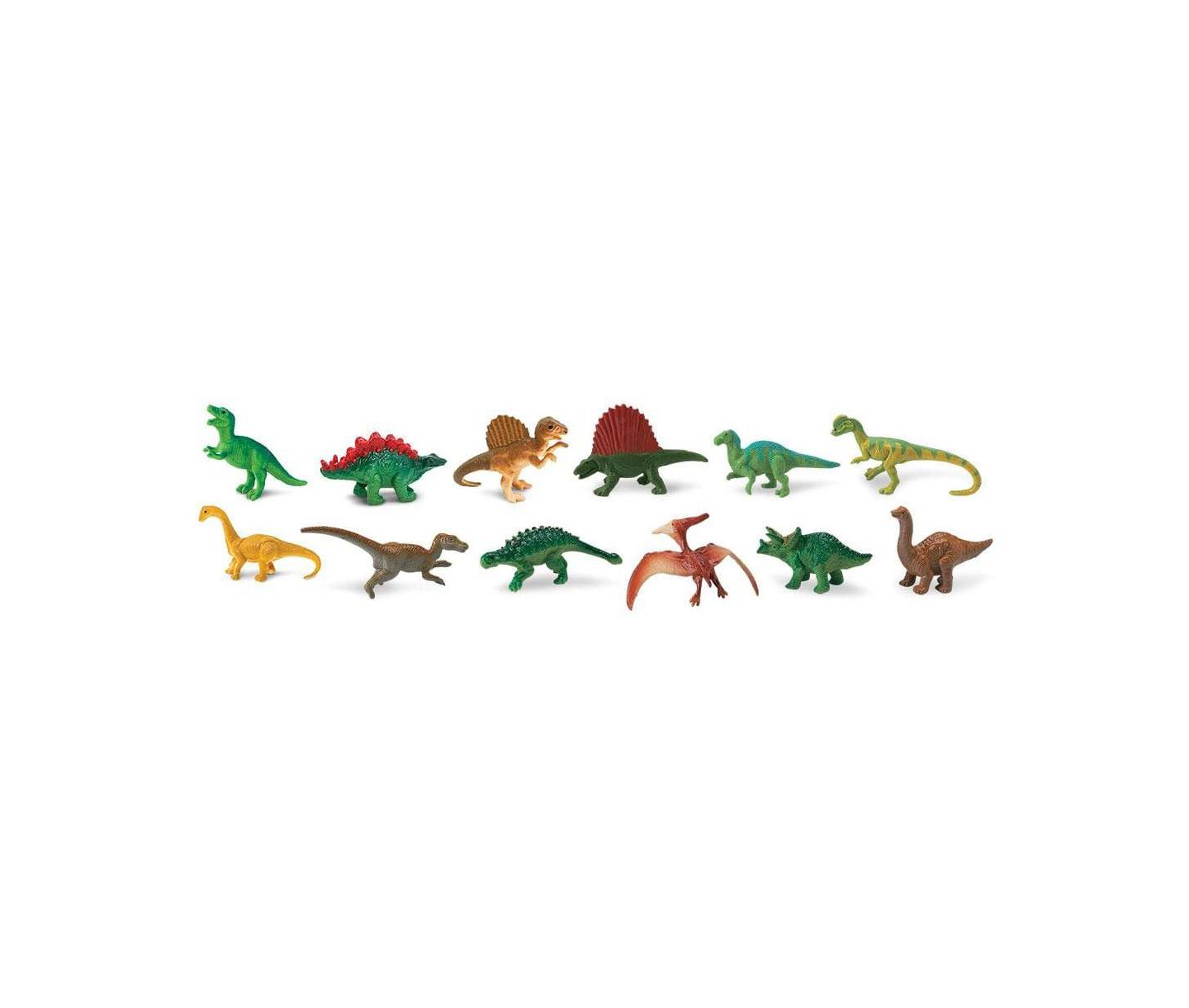 Детские фигурки Safari Ltd. Prehistoric Times Dinosaurs 12-Piece Figurine Set, Ages 3+ — фото 2