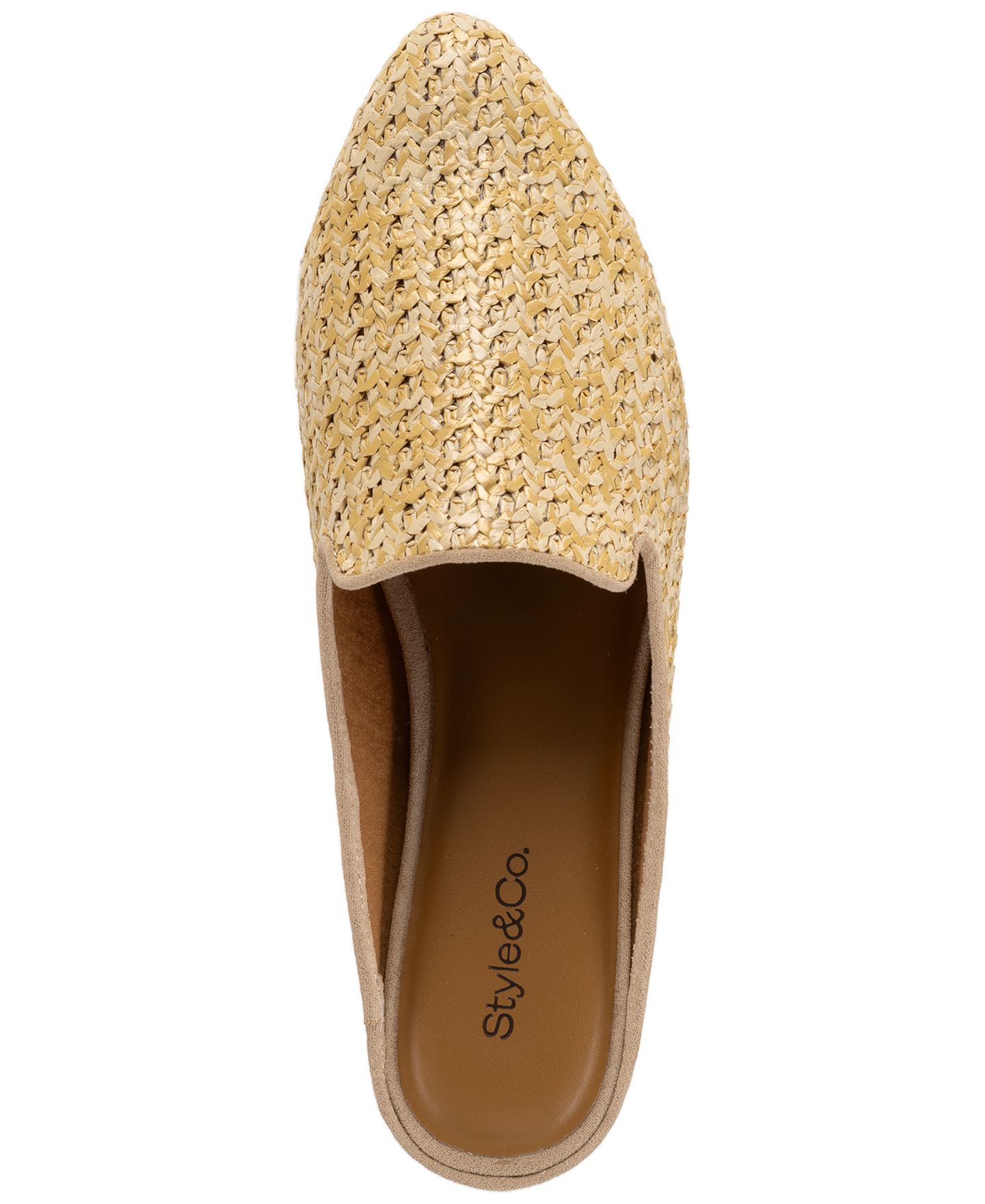 Женские сабо Style & Co Naomii Slip-On Mules, цвет: Бежевый — фото 4