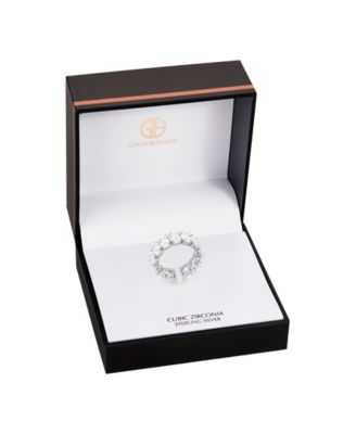 Sterling Silver Cubic Zirconia Eternity Band Ring