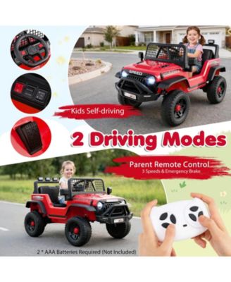 24V Ride On Car for Kids with Parent Remote Control and Music