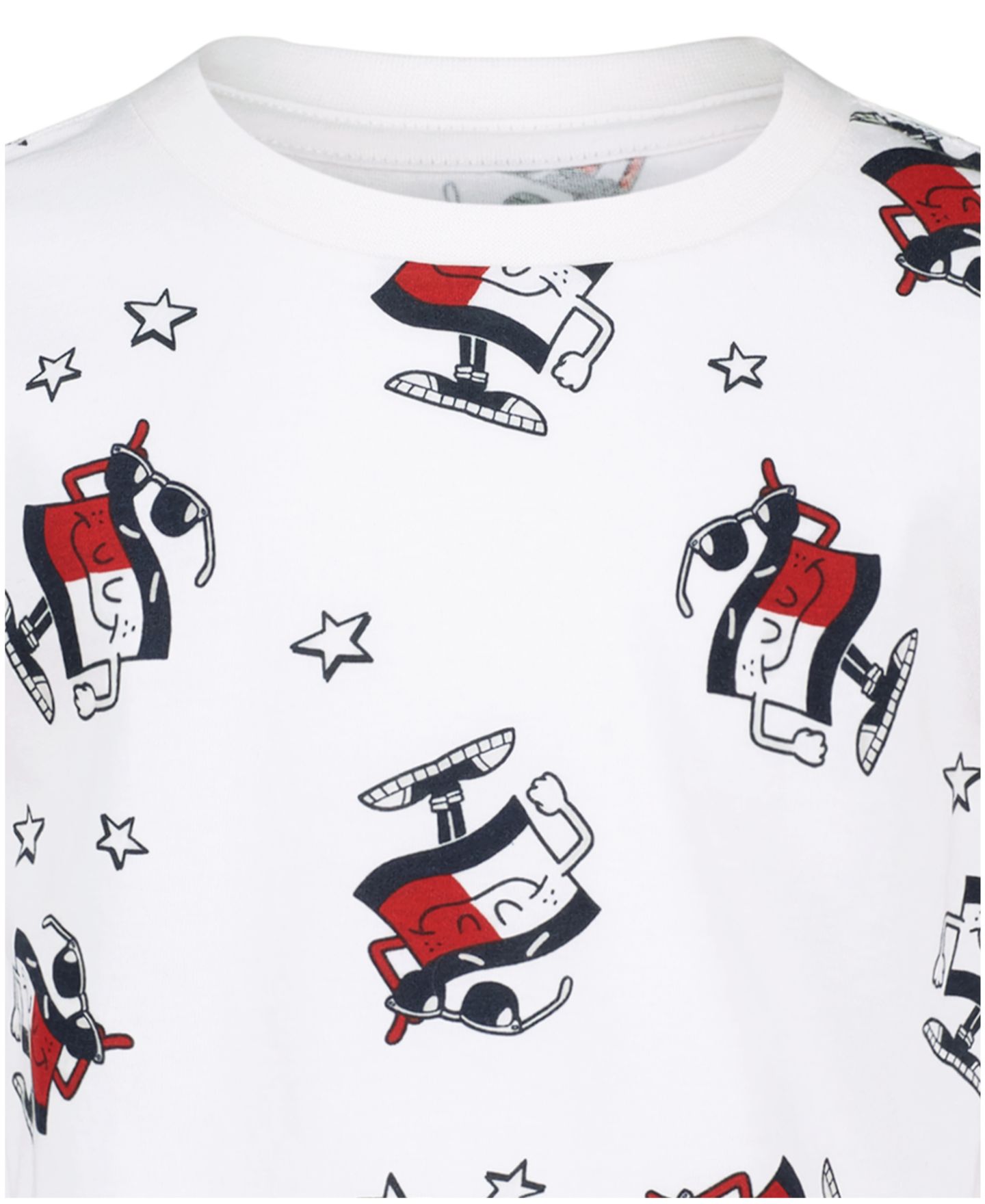 Футболка Tommy Hilfiger Short-Sleeve Graphic для мальчиков, цвет: Белый — фото 4