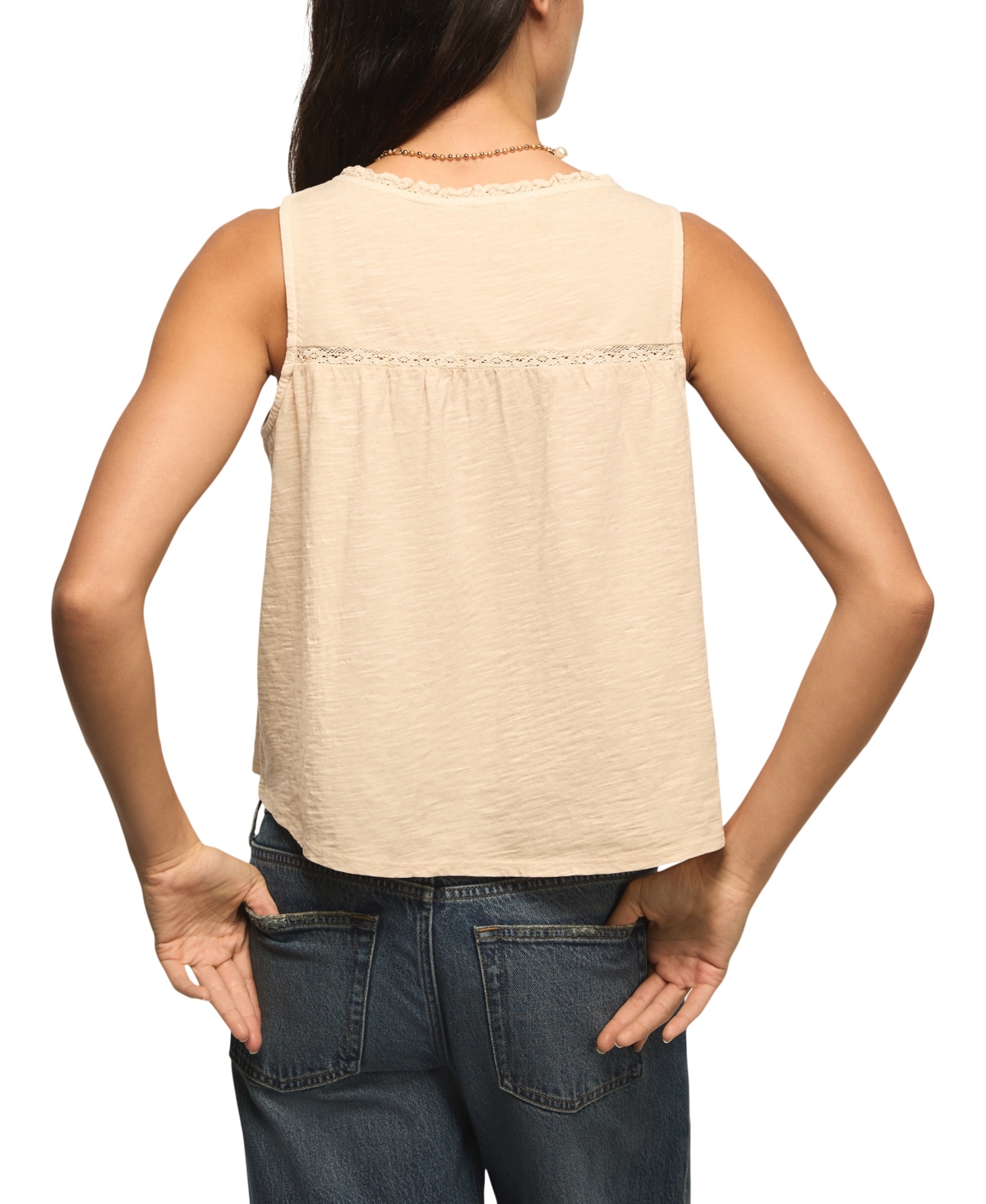 Lucky Brand Women's Sleeveless Swing Tank Top