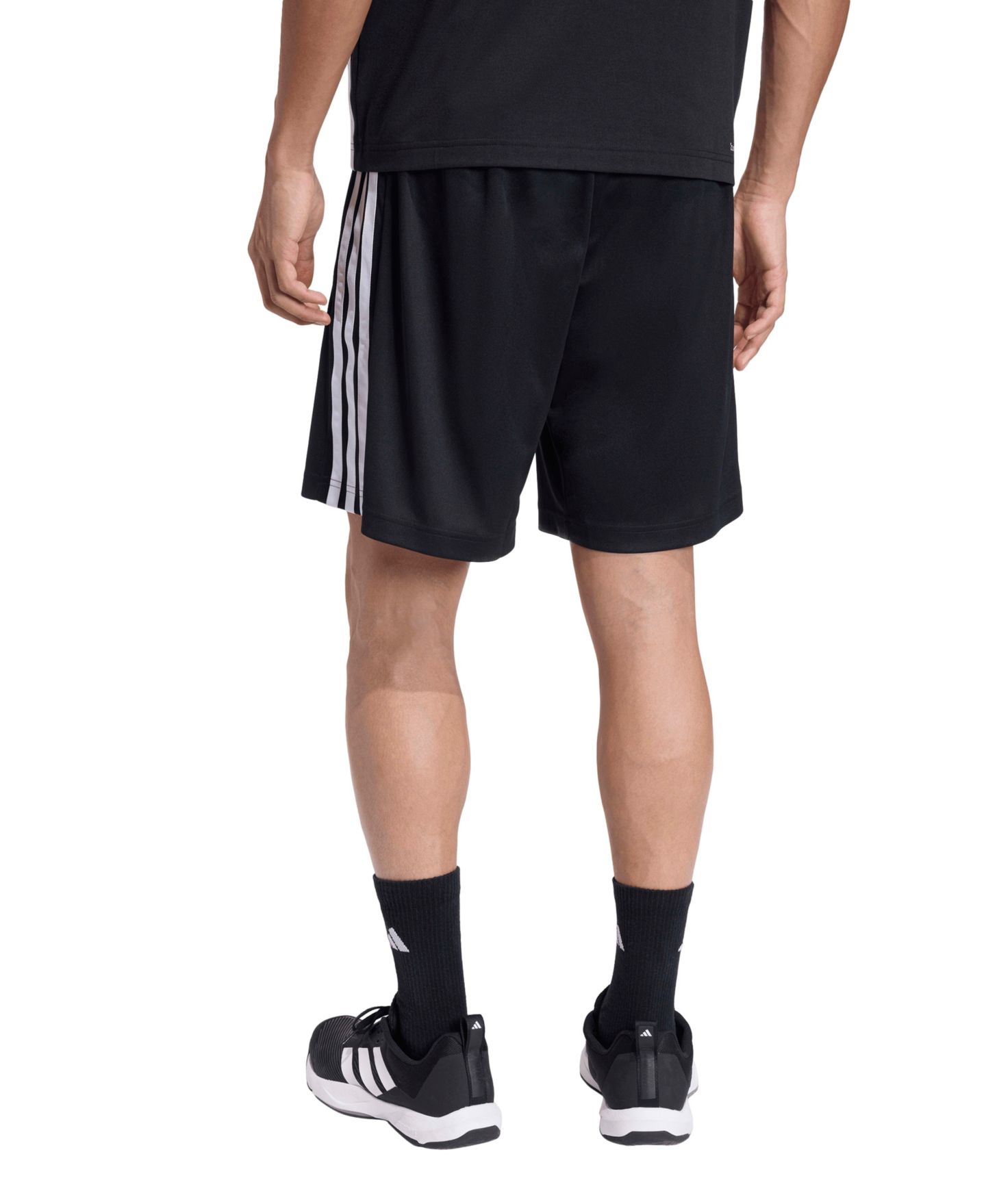 Мужские шорты adidas Workout Essentials Regular-Fit, цвет: Чёрный — фото 3