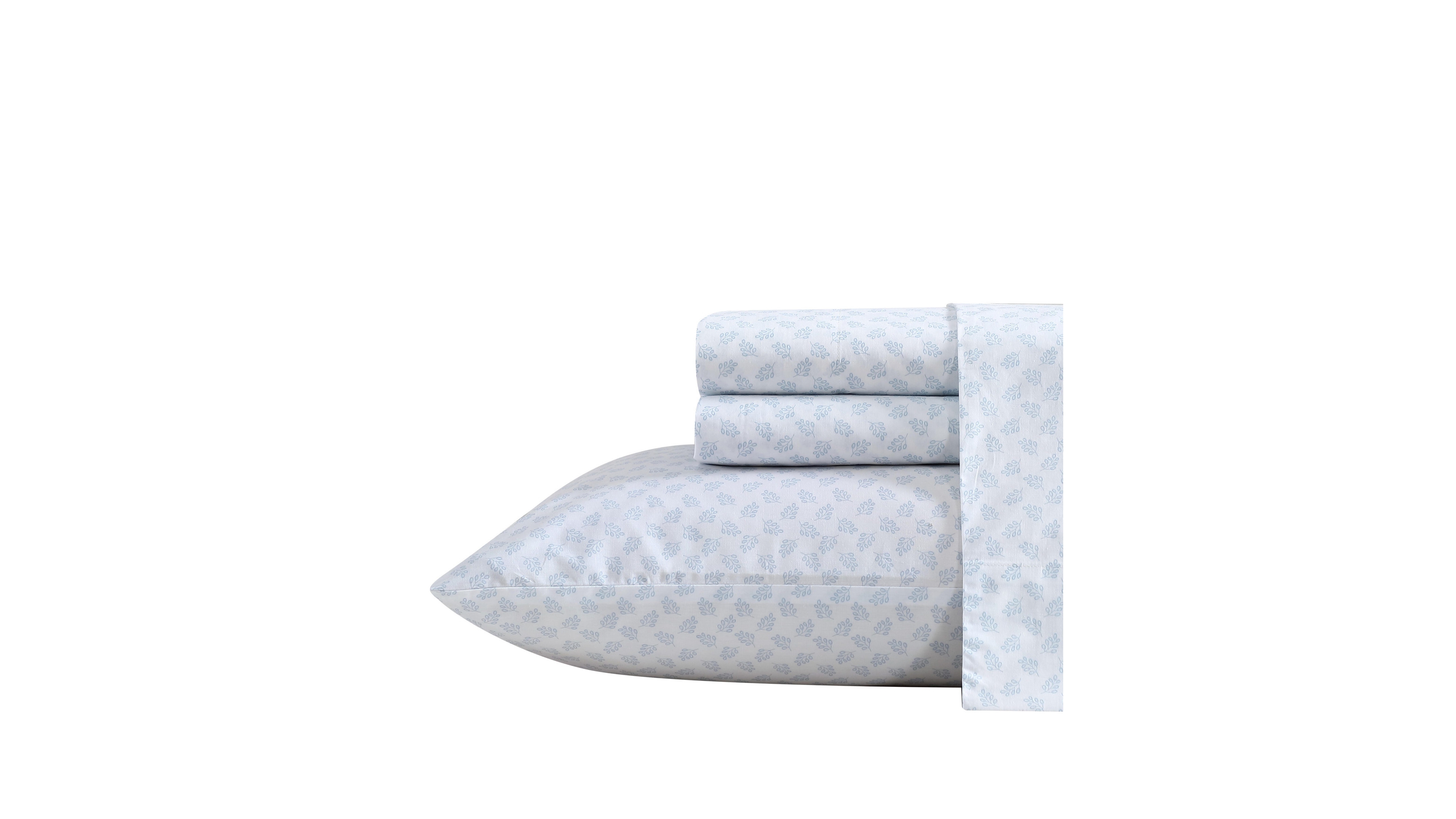Nautica Breezy Bloom 200-Thread Count Cotton Percale 4-Pc. Sheet Set, Full