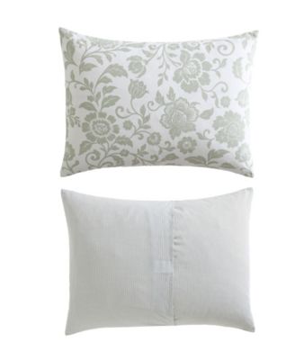 Jacob Bay Floral Cotton Reversible 3-Pc. Comforter Set, King