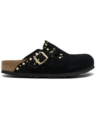 Women's Boston Rivets Suede Leather Clogs from Finish Line