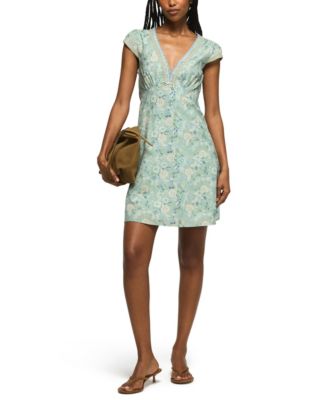 Women's V-Neck Mini Dress