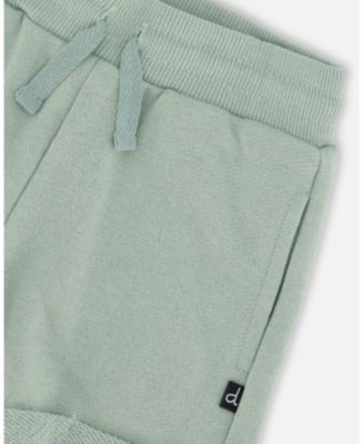 Toddler Boys French Terry Shorts Mint Green