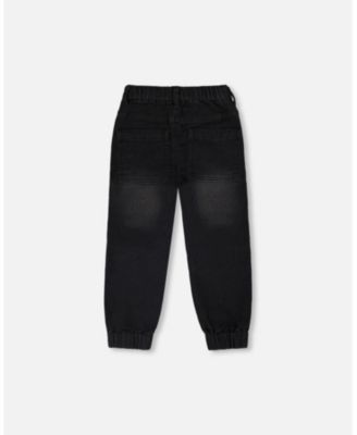 Toddler Boys Stretch French Terry Denim Jogger Grey