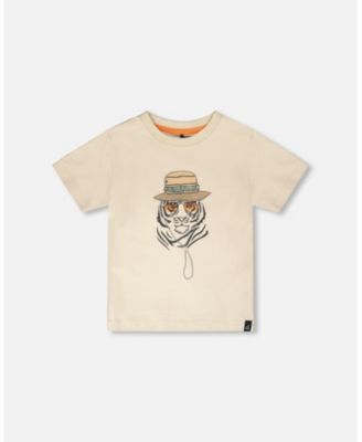 Boy Cotton Short Sleeve T-Shirt - Toddler