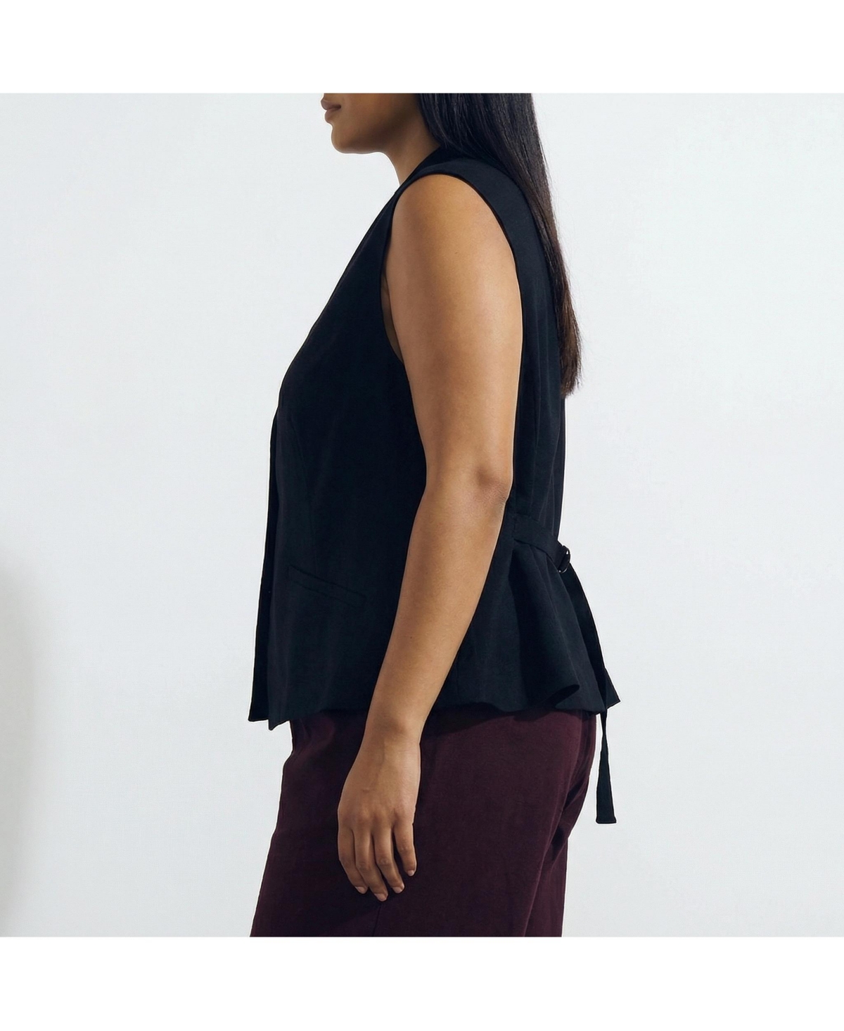 Universal Standard Women's Denim Look Vest