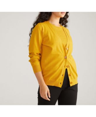 Plus Size Savvy Fine Knit Cardigan