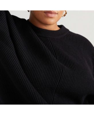 Plus Size Better-Than-Wool Dolman Sweater