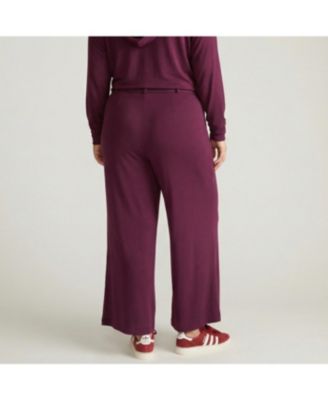 Women's Travel Knit Wide Leg Pants