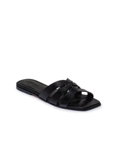 Женские сандалии Bernardo Footwear Oxford Slip On, цвет: Чёрный