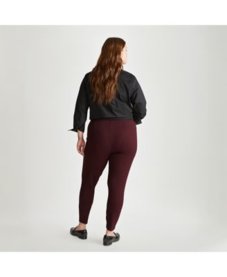 Women's Plus Size Minimalist Moro Pocket Signature Ponte Pants