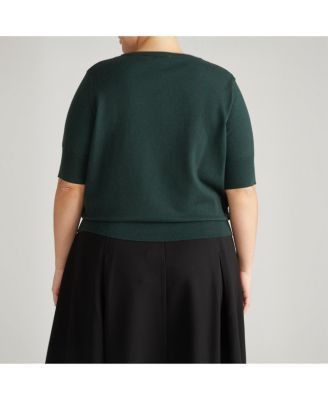 Plus Size Savvy Fine Knit Sweater Top