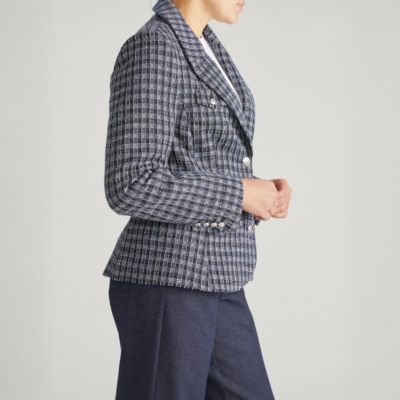 Plus Size 4 Pocket Ponte Blazer