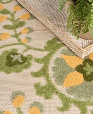 Aloha ALH17 5'3"x5'3" Round Area Rug