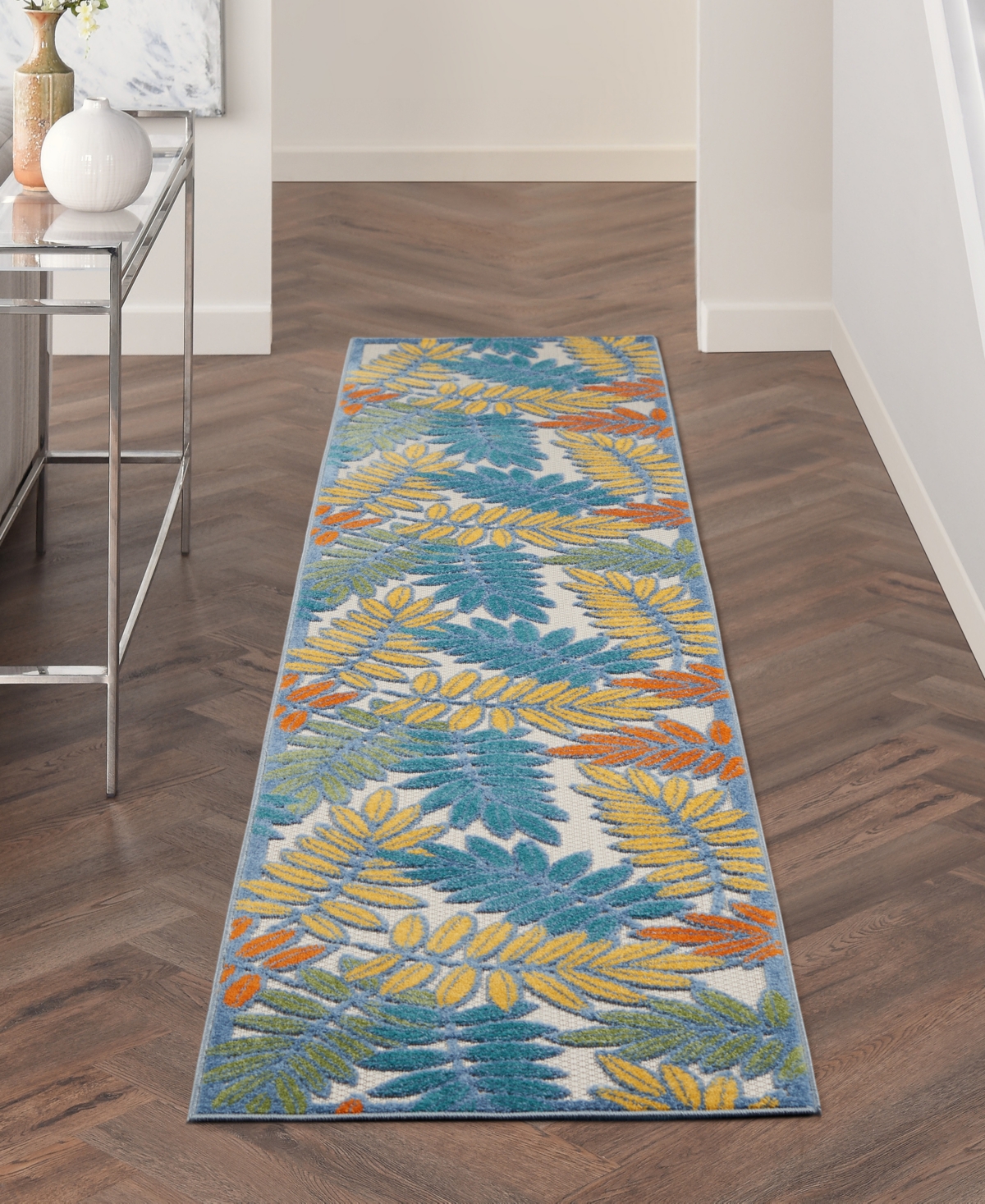 Nourison Home Aloha ALH18 2'3" x 12' Runner Rug