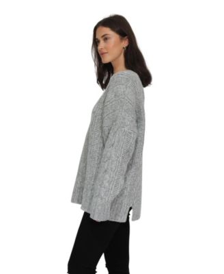 Women's Belle and Bloom Perfect Me Oversized Crew Sweater