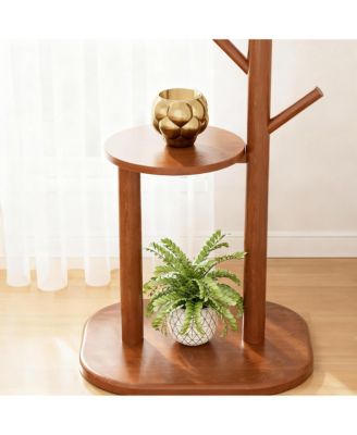 Sturdy 8-Hook Metal Coat Rack with Weighted Base for Entryway, Bedroom