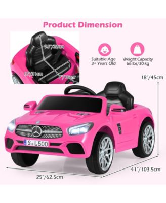 12V Kids Ride On Car Licensed Mercedes Benz with Remote and Music