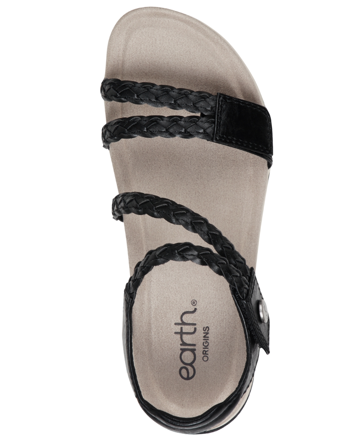Earth Women's Stellon Braided Strappy Flat Sandals