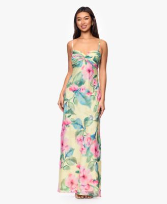 Women's Floral Print Maxi Dress