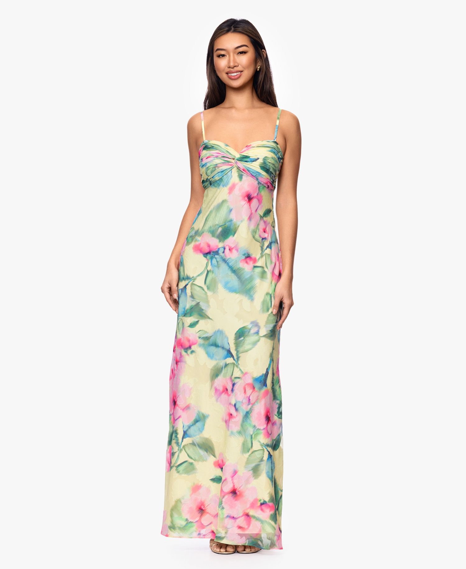 Women's Floral Print Maxi Dress