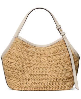 Deco Straw Medium Tulip Tote Bag