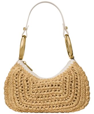 Bangle Small Straw Shoulder Bag