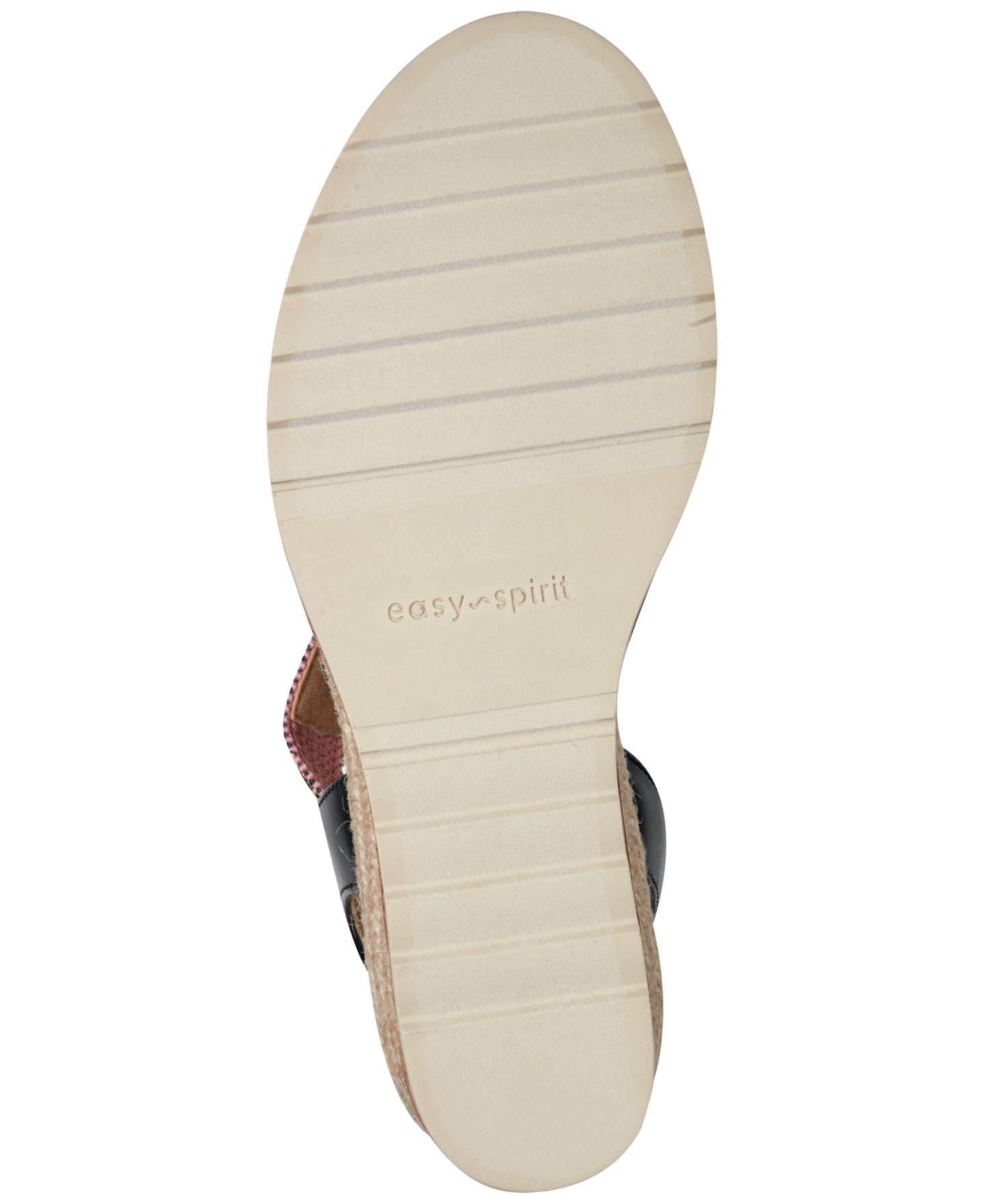 Женские сандалии Easy Spirit Sabina Strappy Low Wedge, цвет: Чёрный / Розовый разноцветный — фото 5