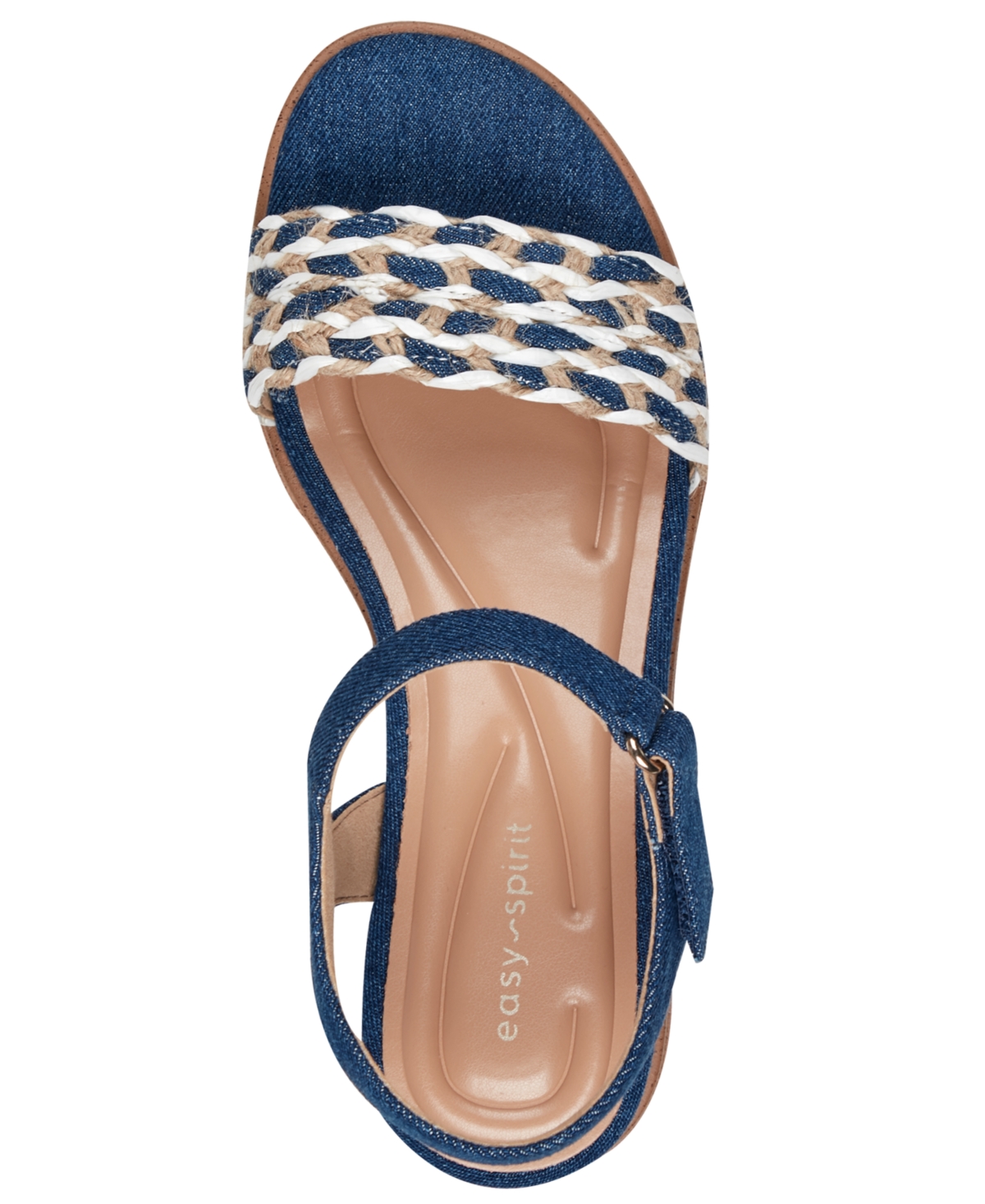 Easy Spirit Women's Edythe Woven Wedge Sandals