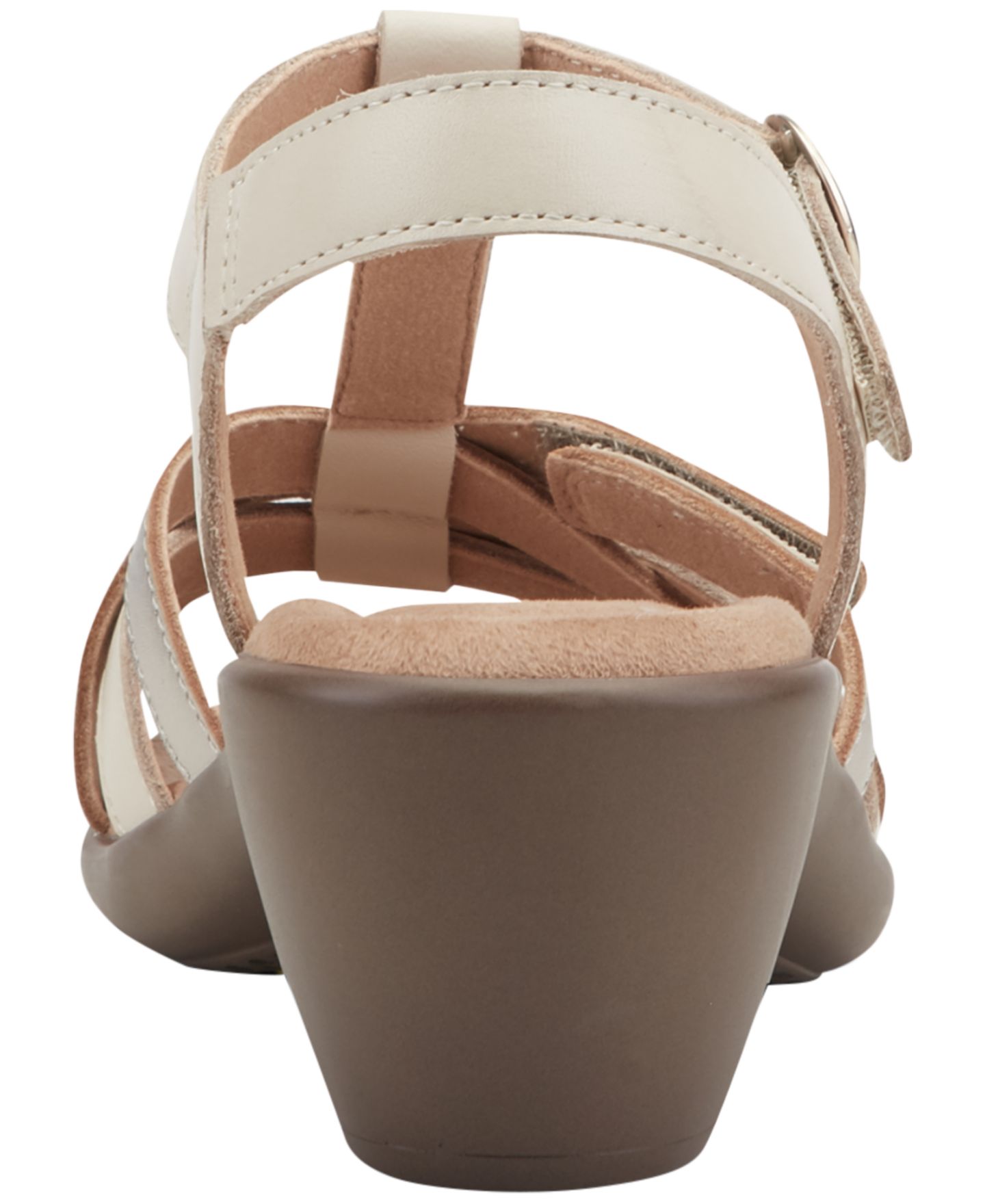 Женские сандалии Easy Spirit Claraa Strappy Dress Sandals, цвет: Светлый бежевый — фото 3