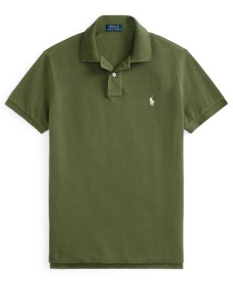 Men's Custom Slim-Fit  Mesh Polo Shirt