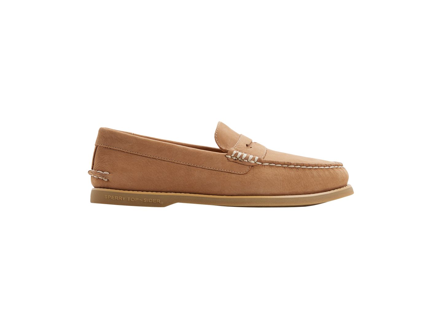 Мужские туфли Sperry Cambridge Penny Slip-On, цвет: Бежевый — фото 2