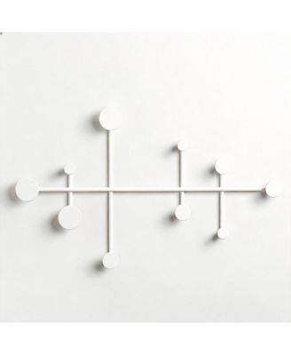 Minimalist Metal Wall Hook Rack 10 Hooks