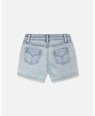Toddler Girls Light Denim Shorts