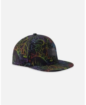 Boy Cap Dinosaur Print
