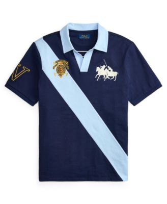 Men's Classic-Fit Crest Jersey Polo Shirt