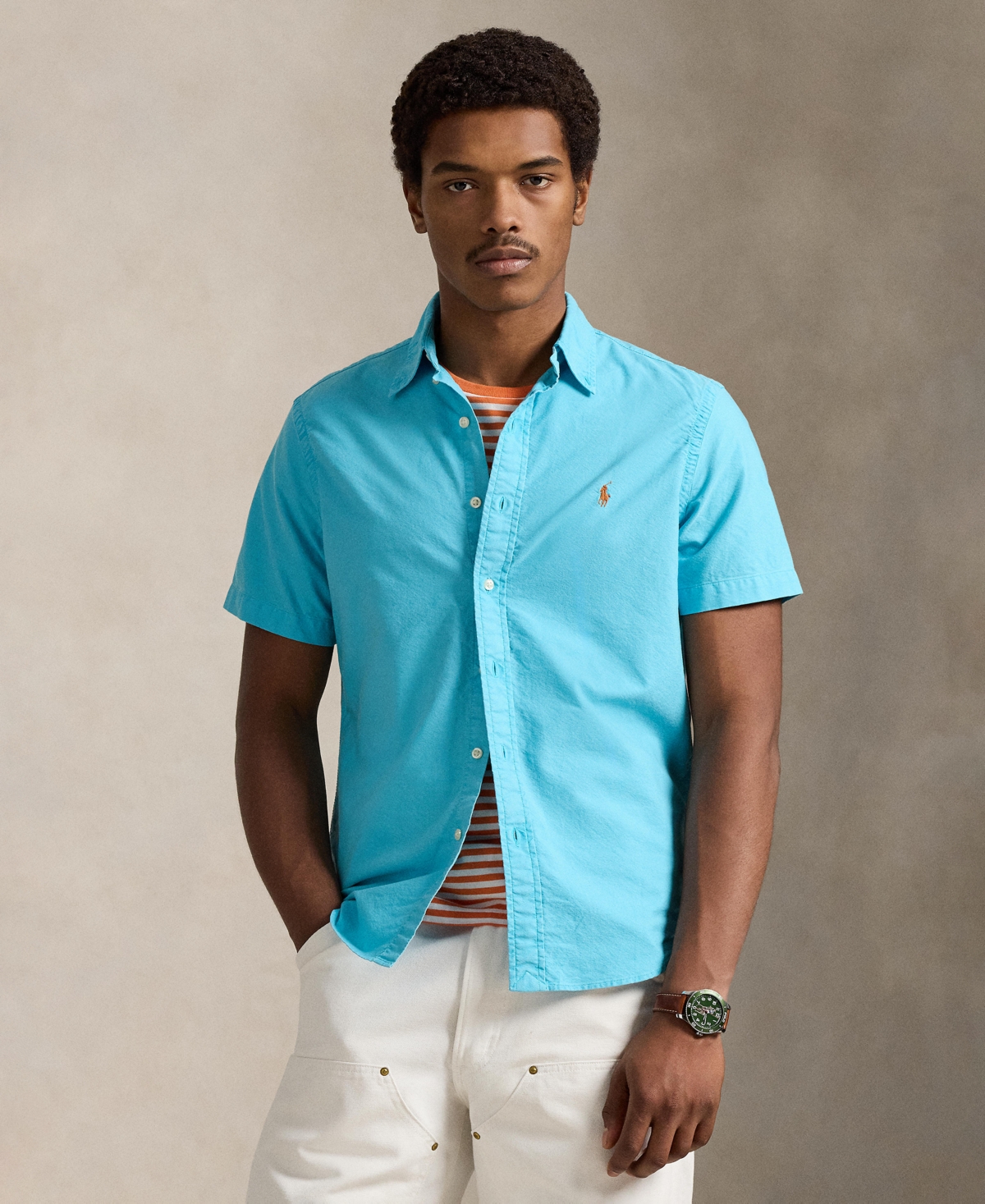 Polo Ralph Lauren Men's Garment-Dyed Oxford Shirt