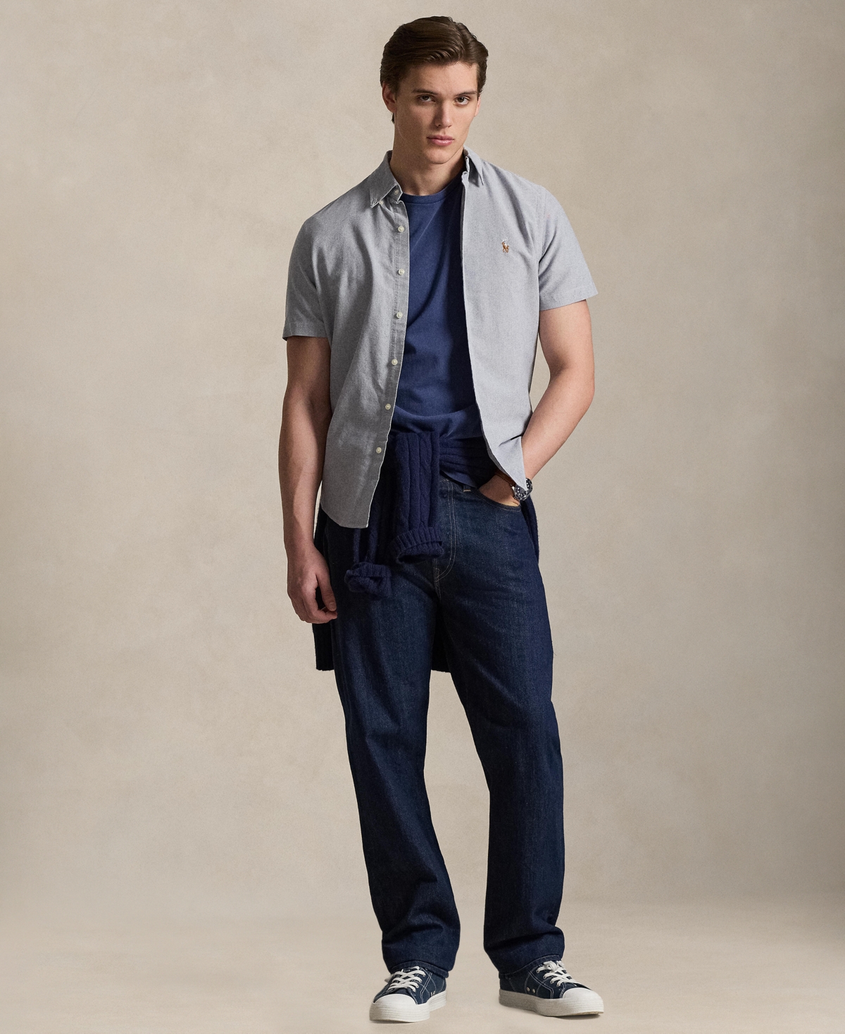 Polo Ralph Lauren Men's Classic-Fit Short-Sleeve Oxford Shirt