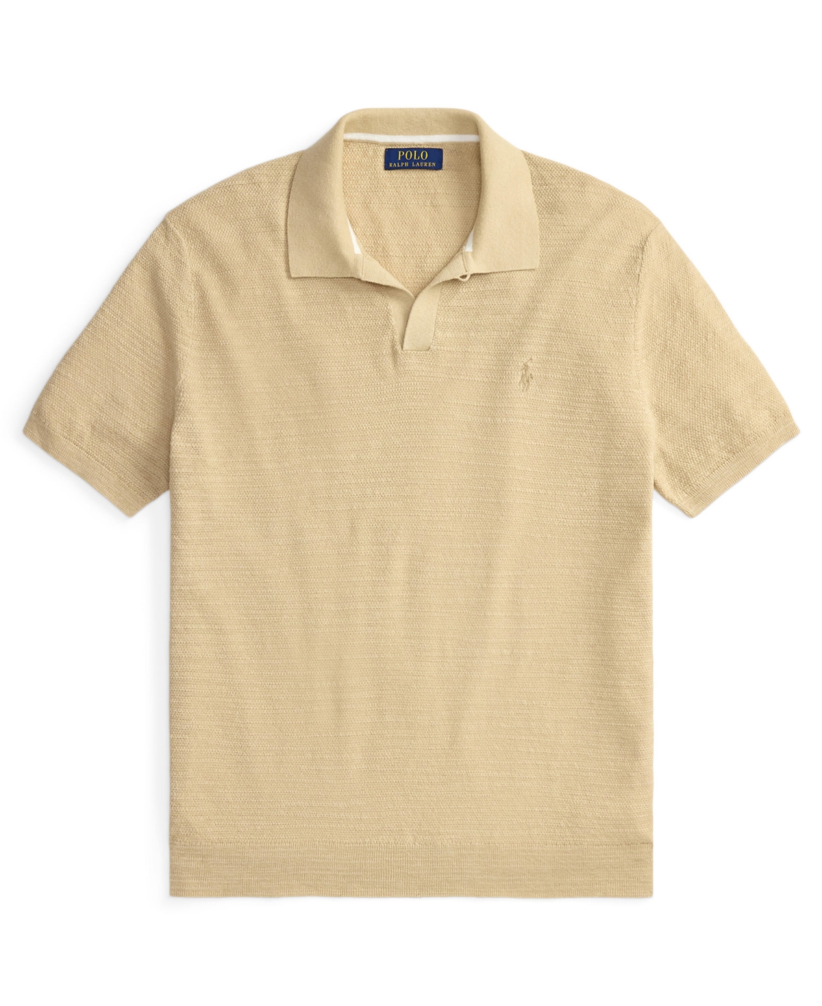 Polo Ralph Lauren Men's Short-Sleeve Textured Sweater Shirt