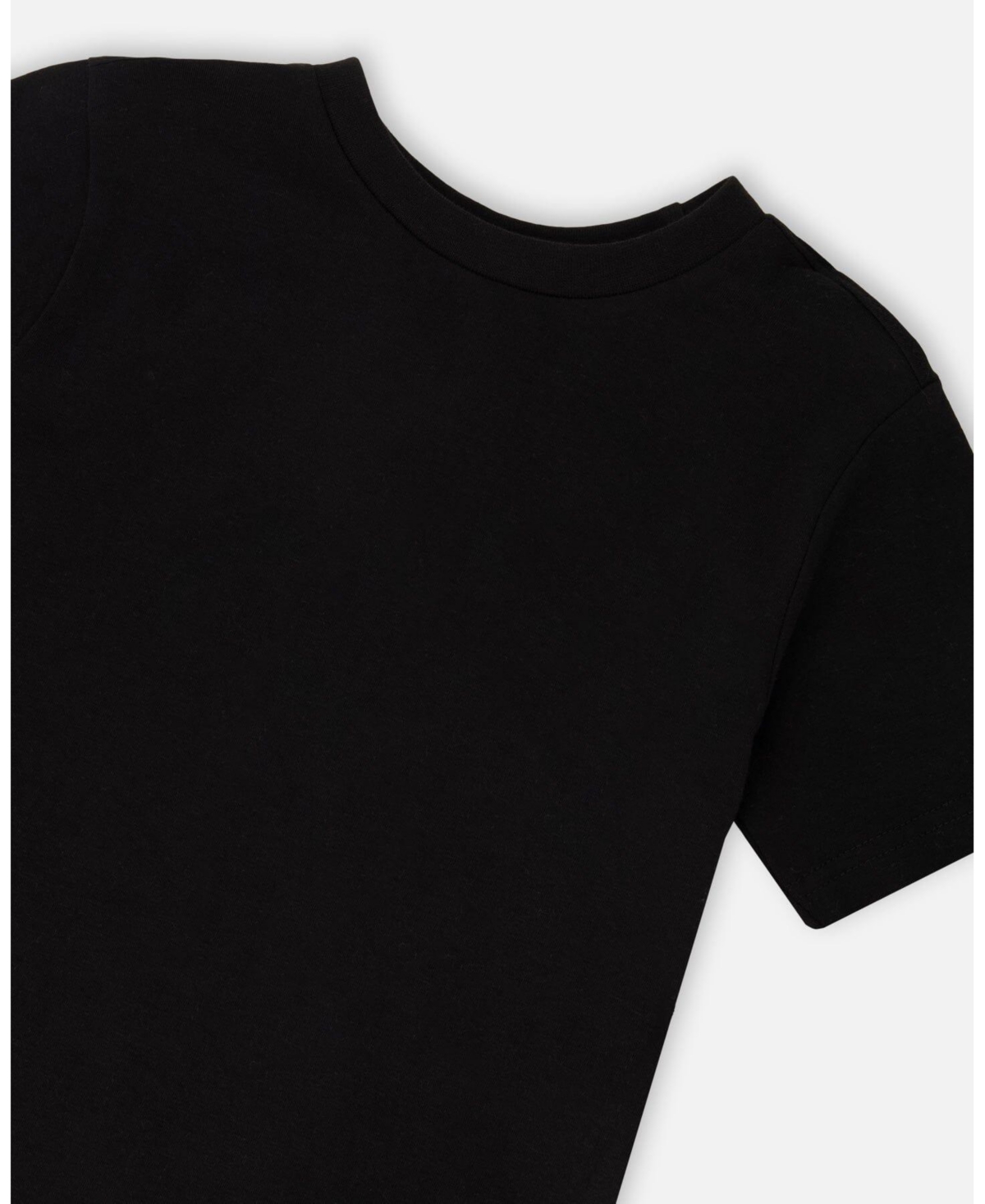 Deux par Boy Cotton Jersey T-Shirt Solid