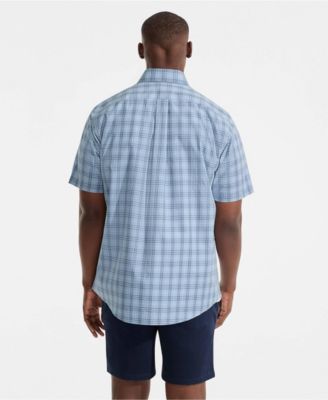Men's Tall Short Sleeve No Iron Twill Shirt